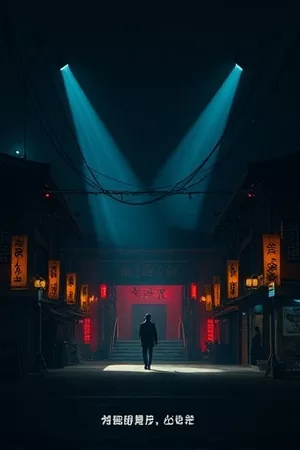 《山雾里的信》竖版封面，雾中村落的木屋